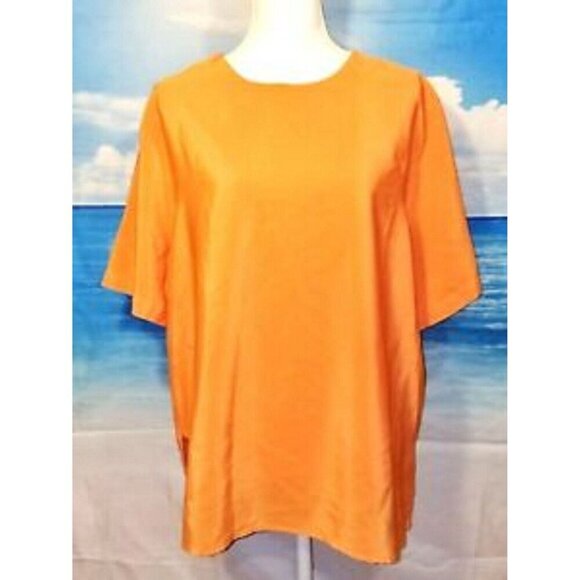 Set Lot of 3 Woman's TUNIC Tops ASSORTED SOLID COLORS T shirts size MEDIUMS - Picture 5 of 11